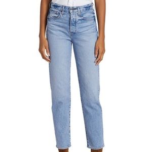 Veronica Beard Ryleigh Slim Straight High Rise Amethyst Size 25